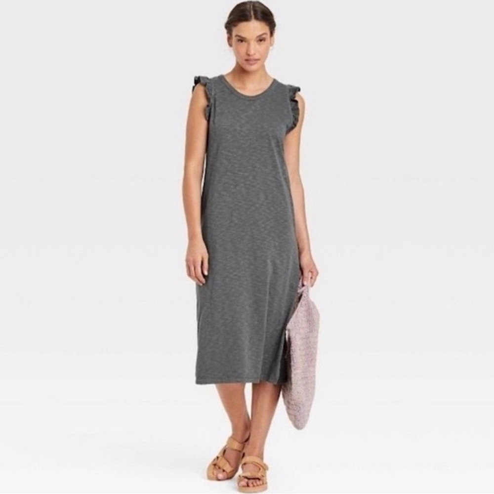 Universal Thread Charcoal beach dress